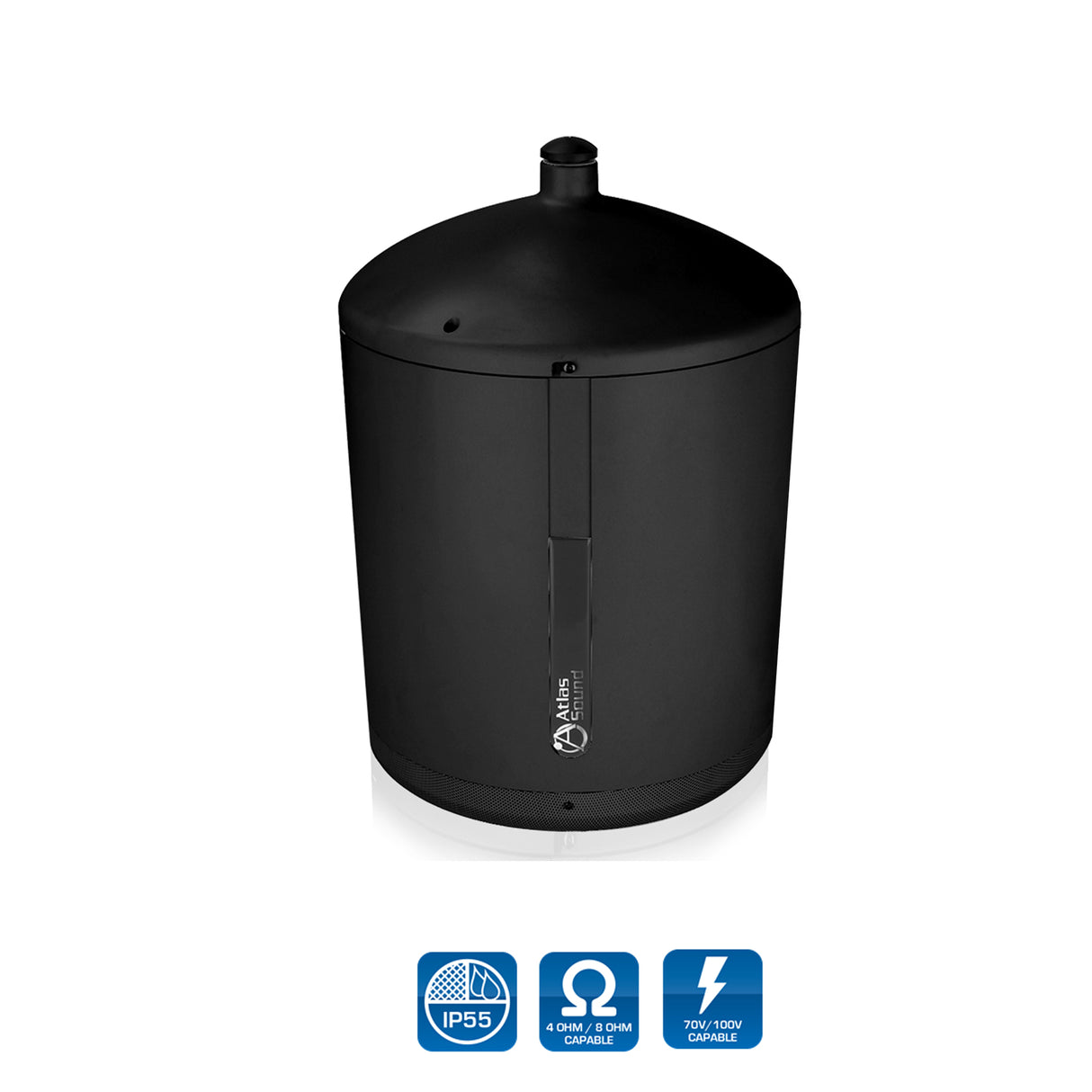 AtlasIED PM4FA-B / 4" 2-way Pendant Mount Speaker with 70.7V-16W Transformer