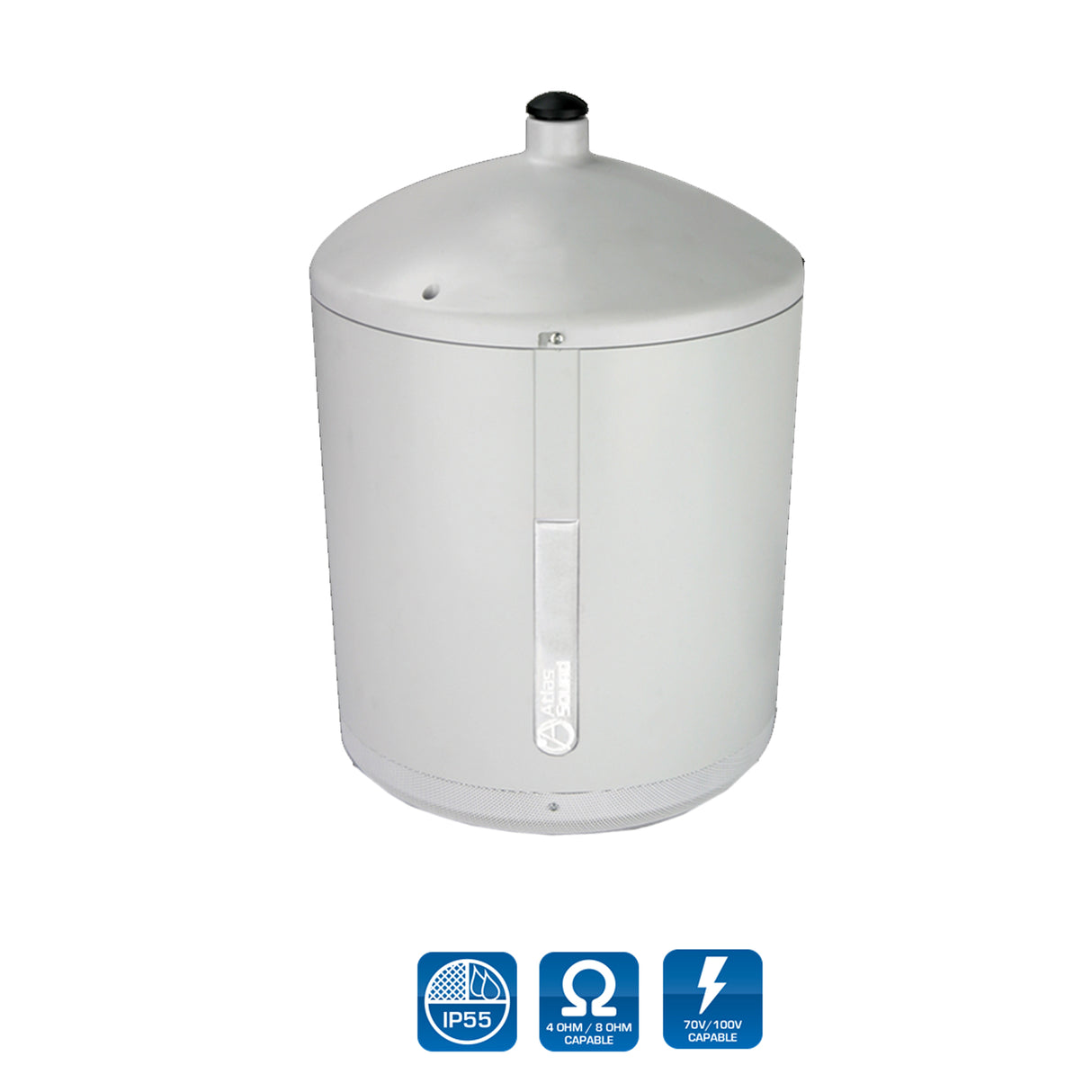 AtlasIED PM8FA-WH / 8" 2-way Performance Pendant Mount Speaker with 70.7V-60W Transformer