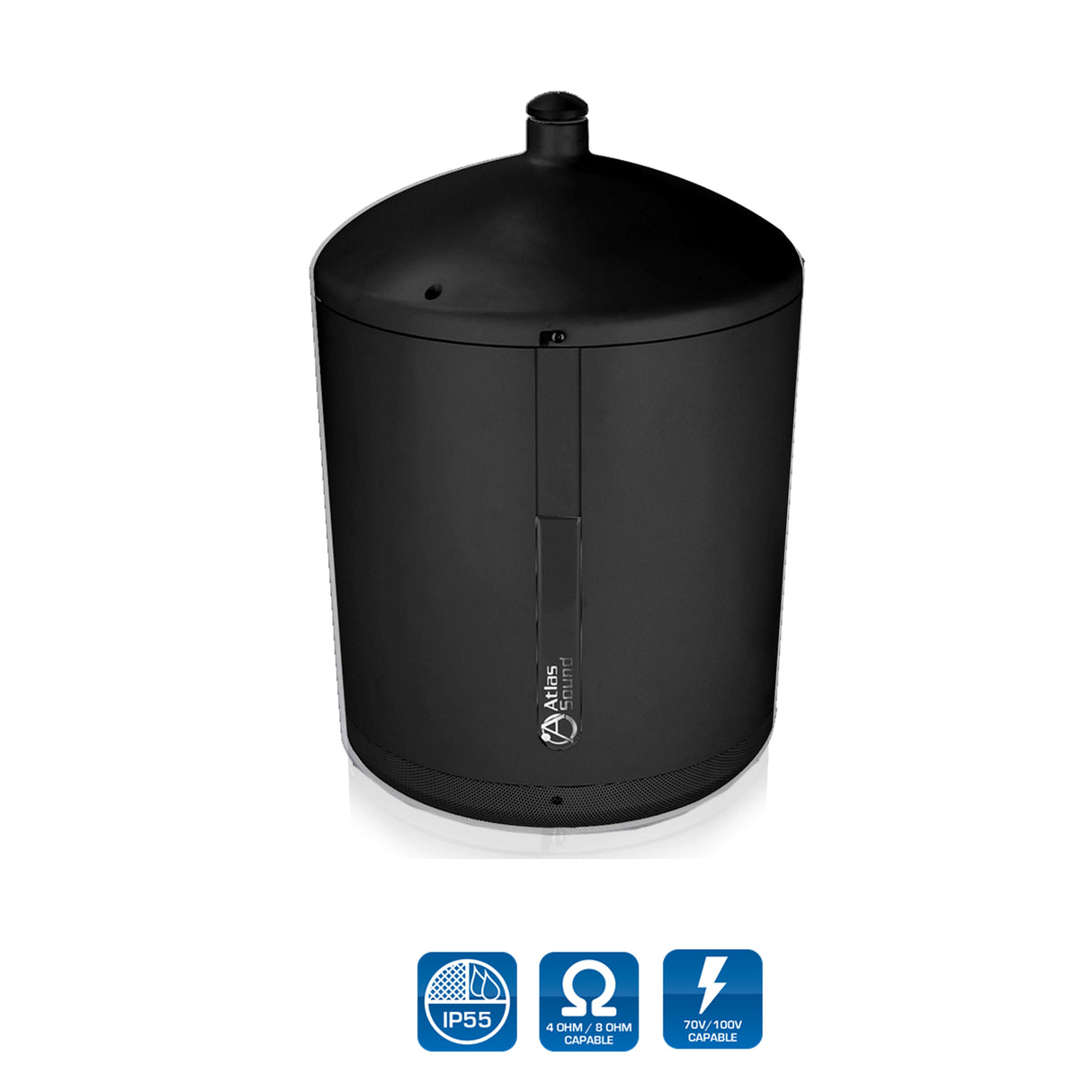 AtlasIED PM8FA-B / 8" 2-way Performance Pendant Mount Speaker with 70.7V-60W Transformer