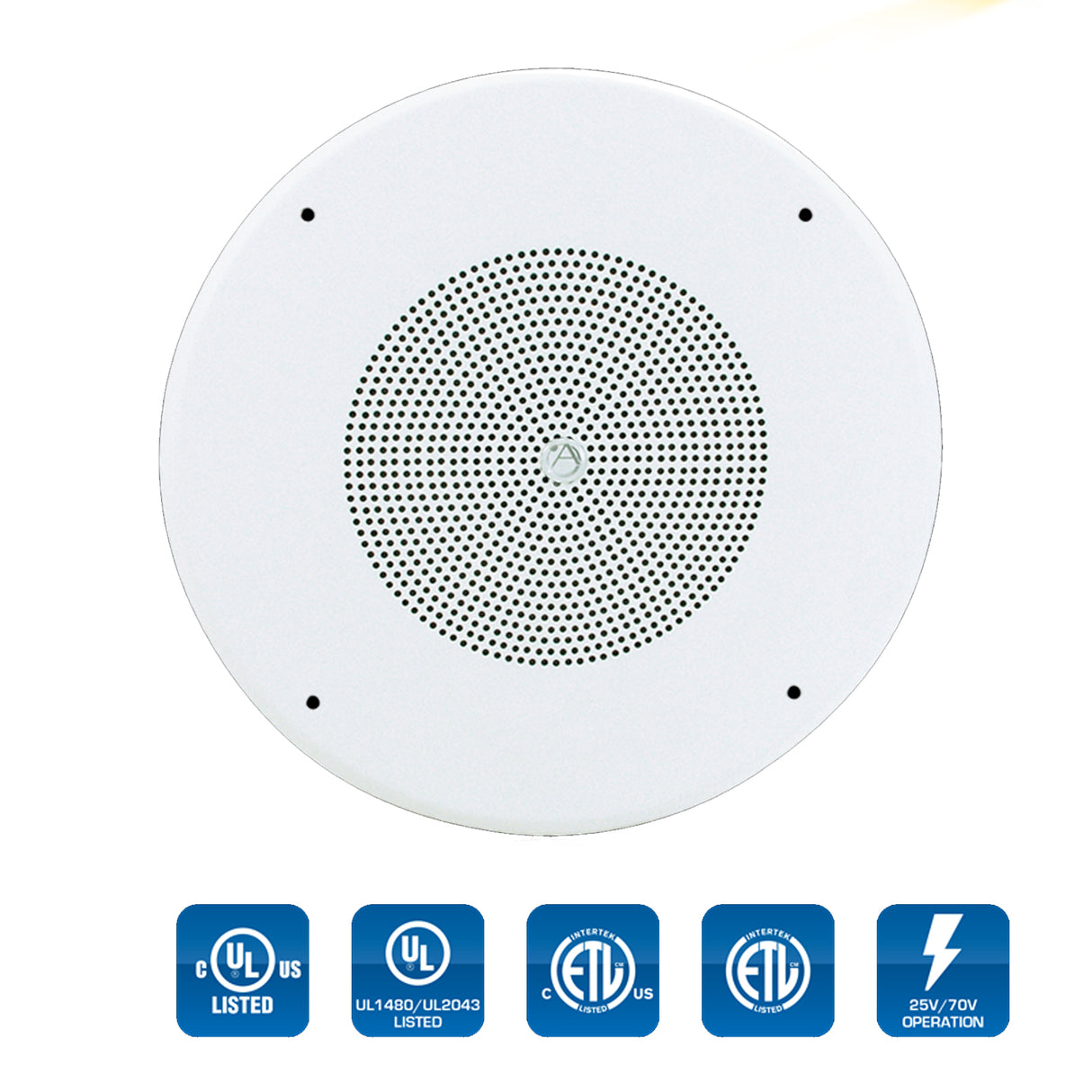 AtlasIED SD72W-KIT / SPEAKER, 62-8 BAFFLE, CS95-8 BACK BOX, AND 81-8R T-BAR BRIDGE KIT