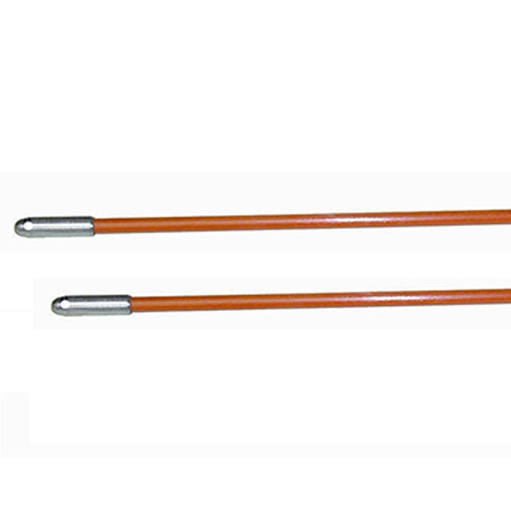B.E.S PCF203 - Fiberfish II 3/16 Inch, Plastic Coated, Orange Replacement Rod - 6 Foot Bullnose/Bullnose