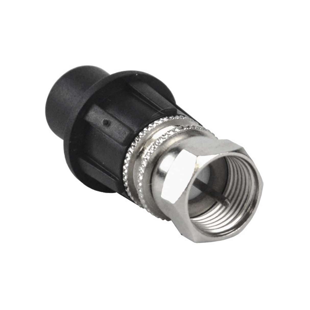 CAP America C-FMS-10, America Screw-On Male F Connector with CaP (10-Pack)