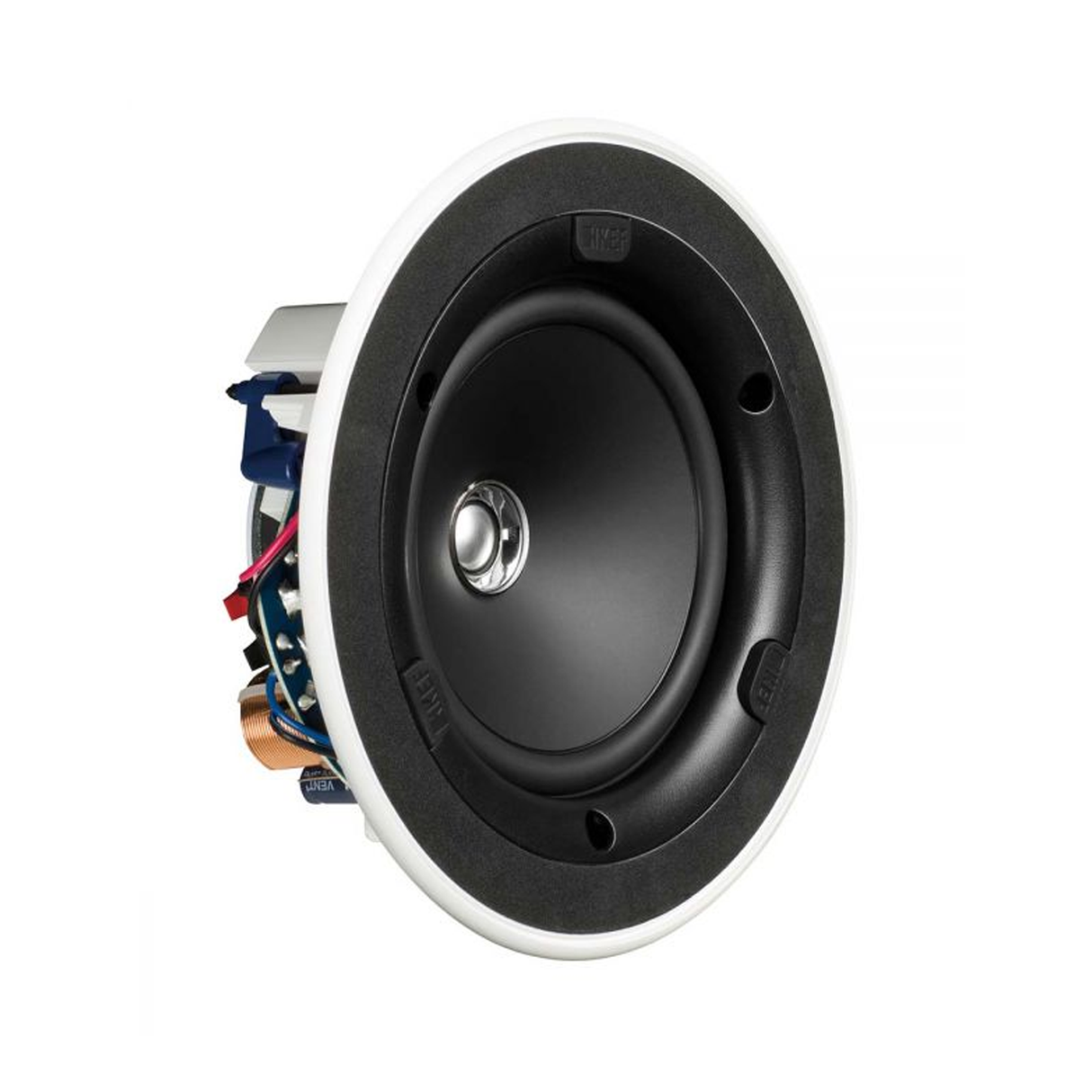 KEF CI130ER, 5.25" In-Ceiling, Uni-Q Two-way 130mm Round, Marine Grade Speaker, 80W (Pair)