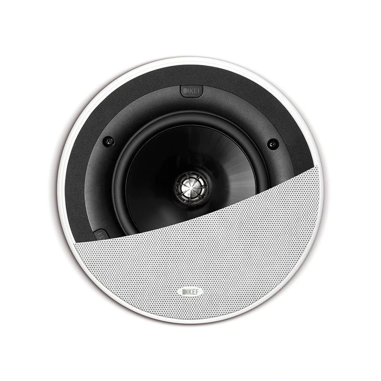 KEF CI130QR, 5.25" In-Ceiling, Uni-Q Two-way 130mm Round Speaker, 80W (Each)