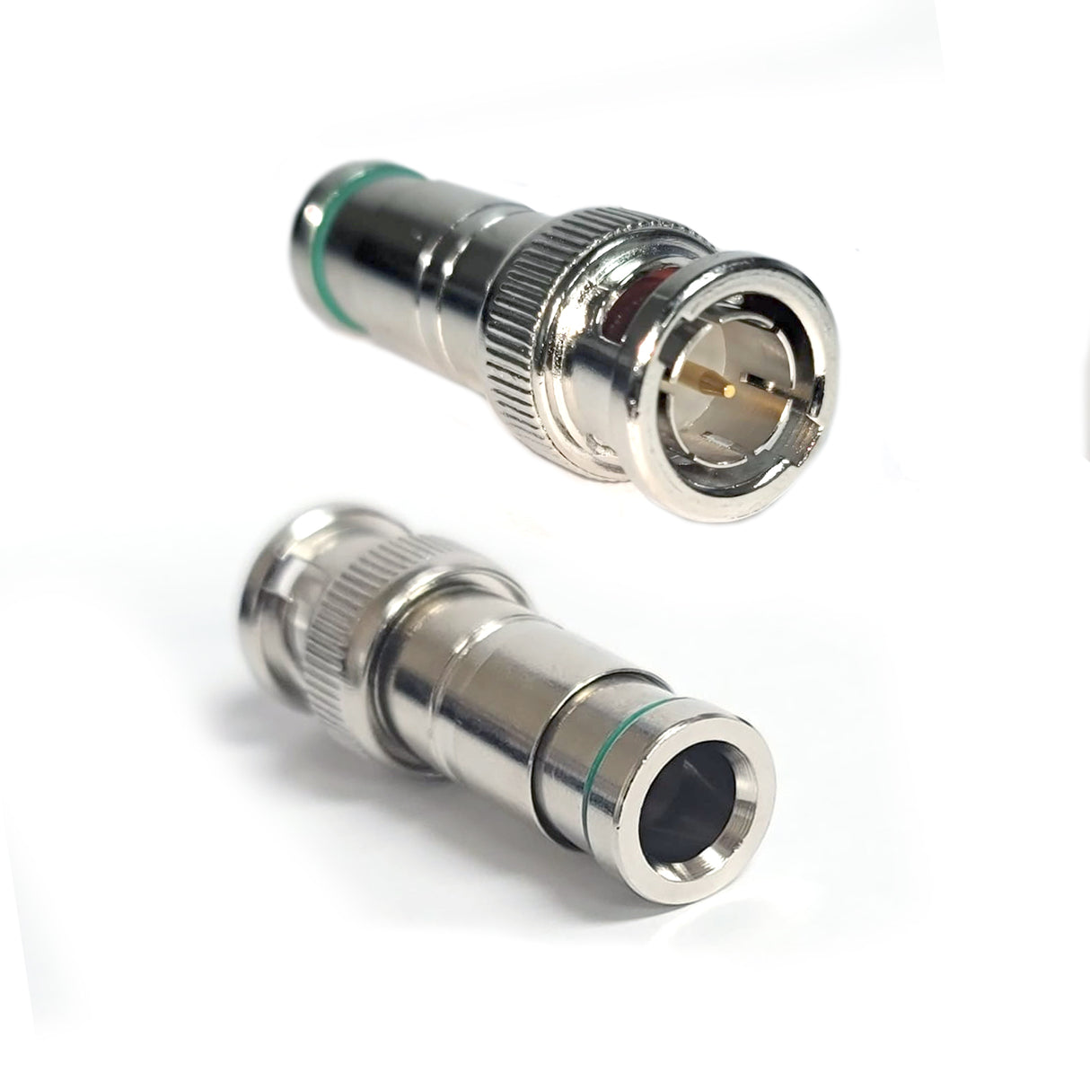 Dynotech BNC59C, Compression Connector, Green (30 PCs)