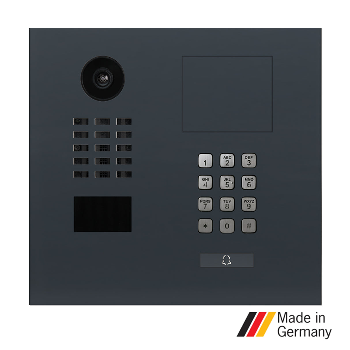 DoorBird D2101KH, Surface & Flush Mount Possible, IPVideo Door Station,1 Unit, 1 Call Button, (Housing sold separately)