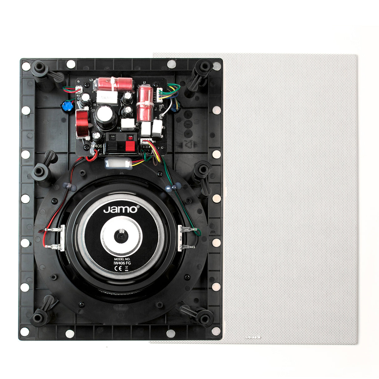 Jamo IW 406 FG II, 6.5" 2 Way In-Wall, White (Pair)