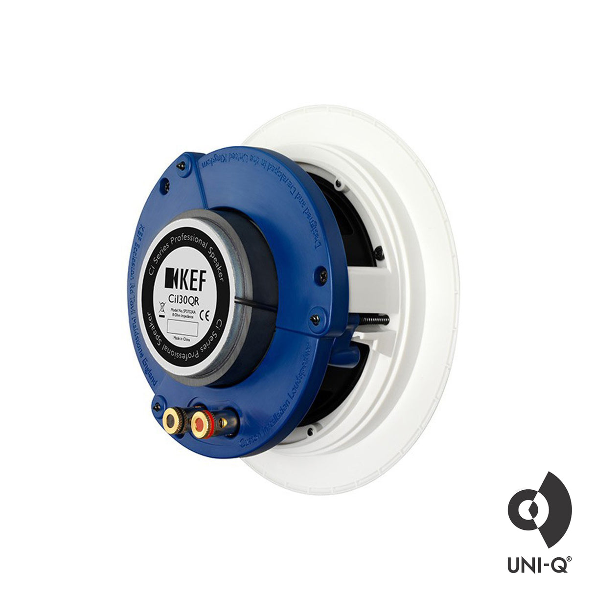 KEF CI130QR, 5.25" In-Ceiling, Uni-Q Two-way 130mm Round Speaker, 80W (Each)