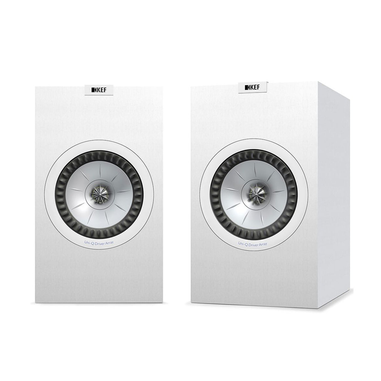 KEF Q350 Bookshelf Speaker, Black, White, Walnut (Pair)