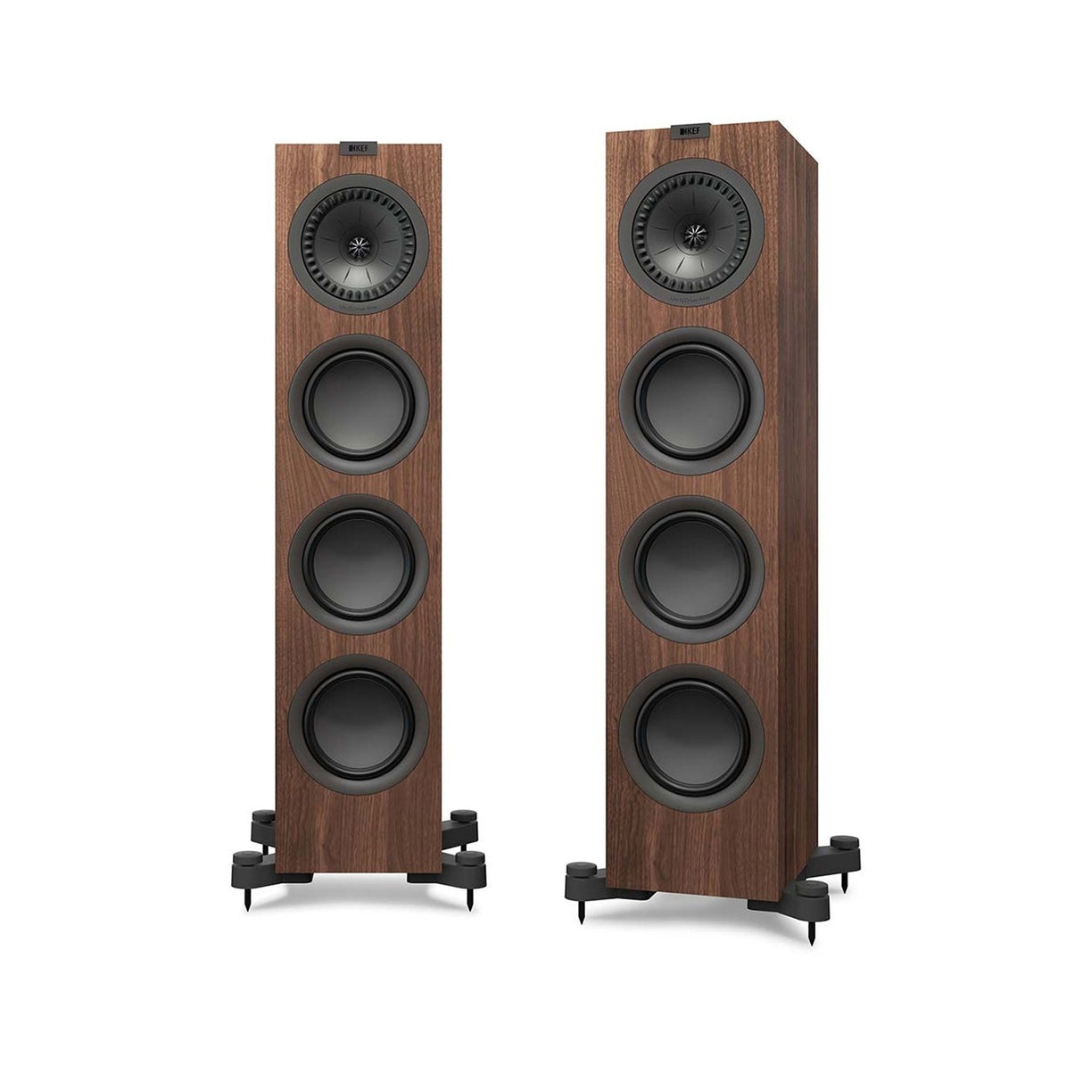 KEF Q550 Floorstanding Loudspeaker, Black, White, Walnut (Each)