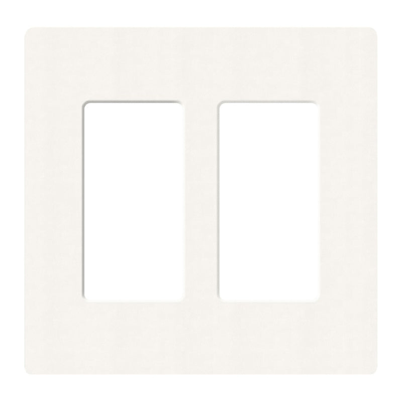 Lutron SC-2, Claro Screwless Designer Wallplate - 2 Gang