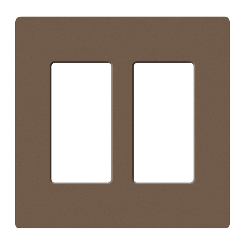 Lutron SC-2, Claro Screwless Designer Wallplate - 2 Gang