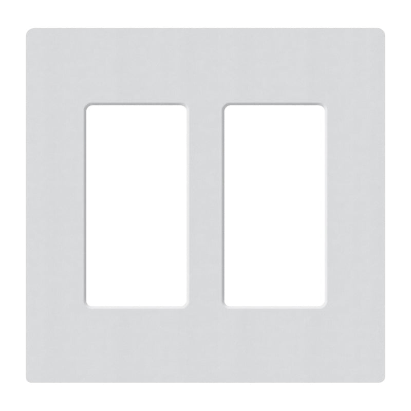 Lutron SC-2, Claro Screwless Designer Wallplate - 2 Gang