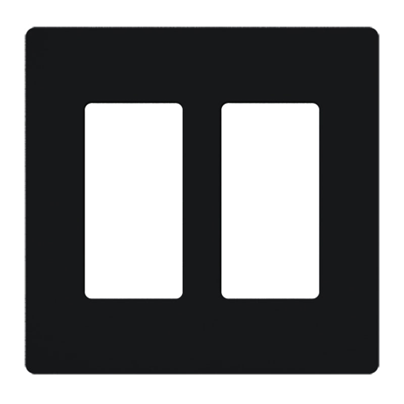 Lutron SC-2, Claro Screwless Designer Wallplate - 2 Gang
