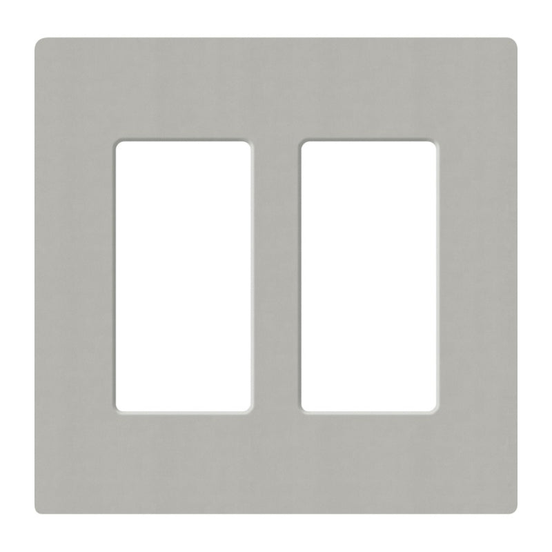 Lutron SC-2, Claro Screwless Designer Wallplate - 2 Gang