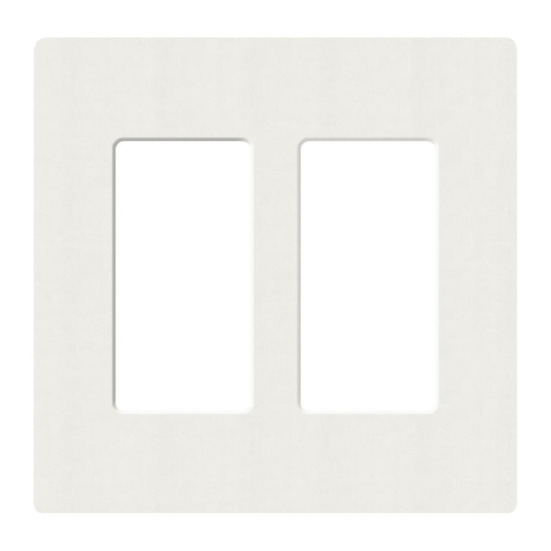 Lutron SC-2, Claro Screwless Designer Wallplate - 2 Gang