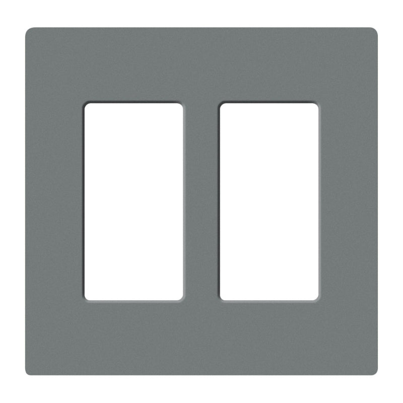 Lutron SC-2, Claro Screwless Designer Wallplate - 2 Gang