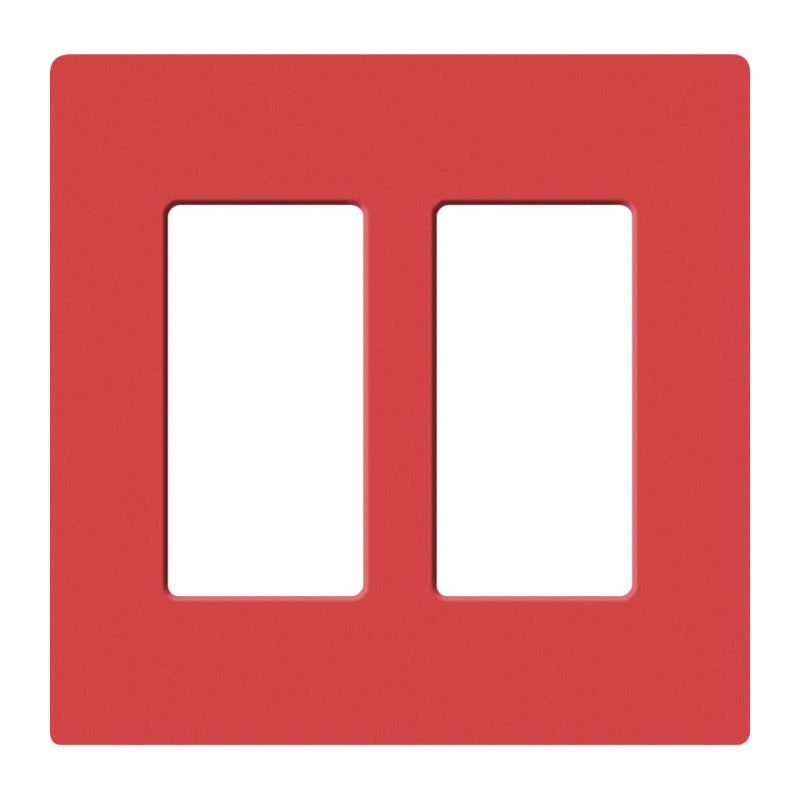 Lutron SC-2, Claro Screwless Designer Wallplate - 2 Gang