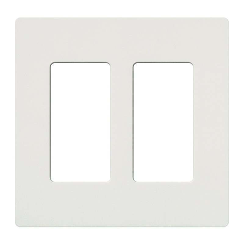 Lutron SC-2, Claro Screwless Designer Wallplate - 2 Gang