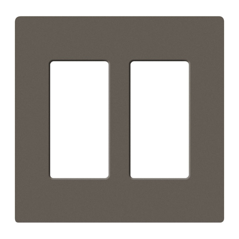 Lutron SC-2, Claro Screwless Designer Wallplate - 2 Gang