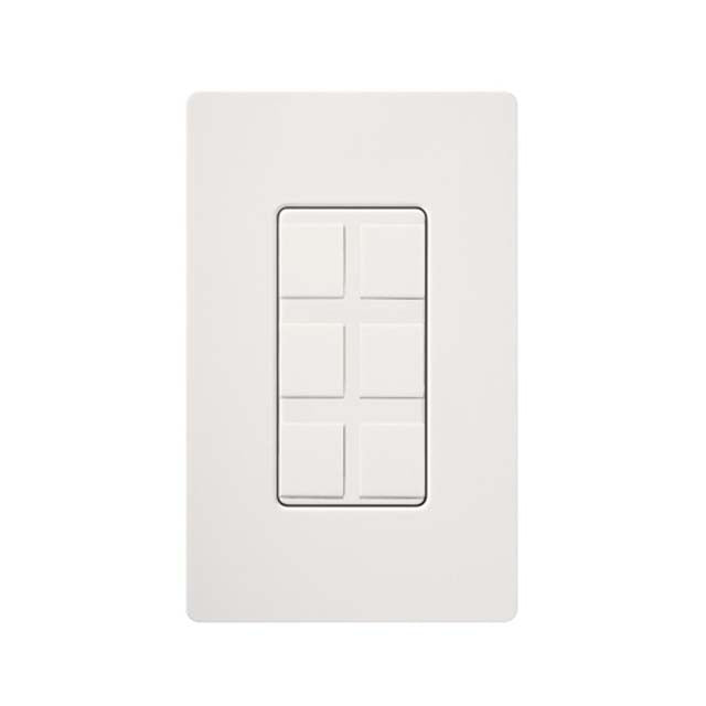 Lutron CA-6PF Claro 6-Port Frame