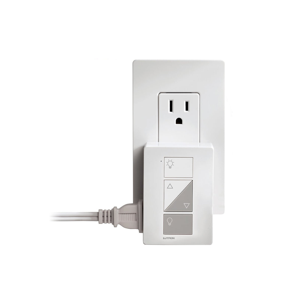 Lutron P-PKG1P-WH, Caseta Lamp Dimmer and Pico Remote Kit, White