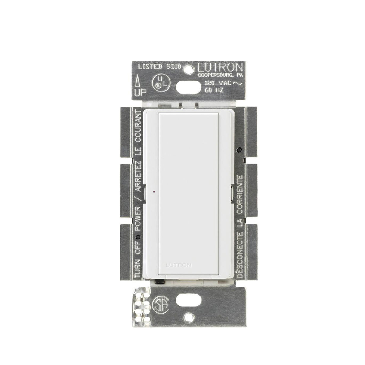 Lutron RRD-8ANS-WH, RadioRA2, Digital Switch, White