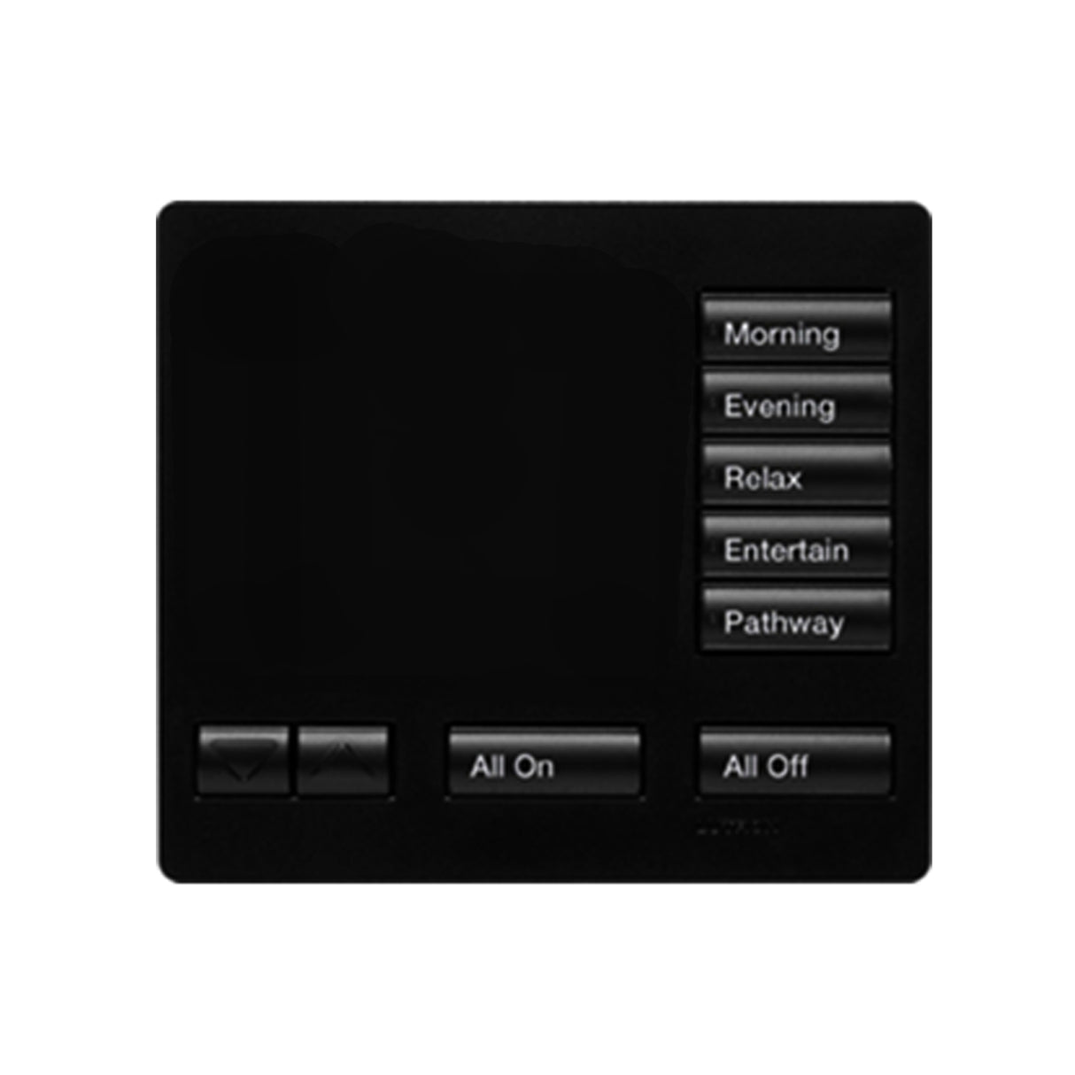 Lutron RRT-5RL-XX, RadioRA2, LARGE 5 BUTTON TT R/L KEYPAD