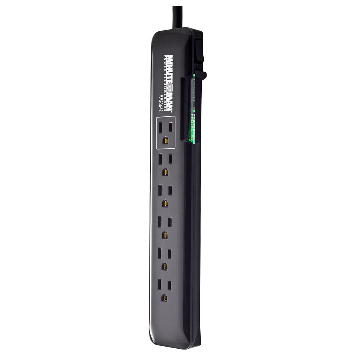MINUTEMAN S664S, UPS SLIM 6 OUTLET 1080 JOULE SURGE STRIP by Minute Man