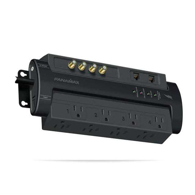 Panamax Max-8-AV-Pro, 8 AC; Coax and Tel; AVM, Line Filtration