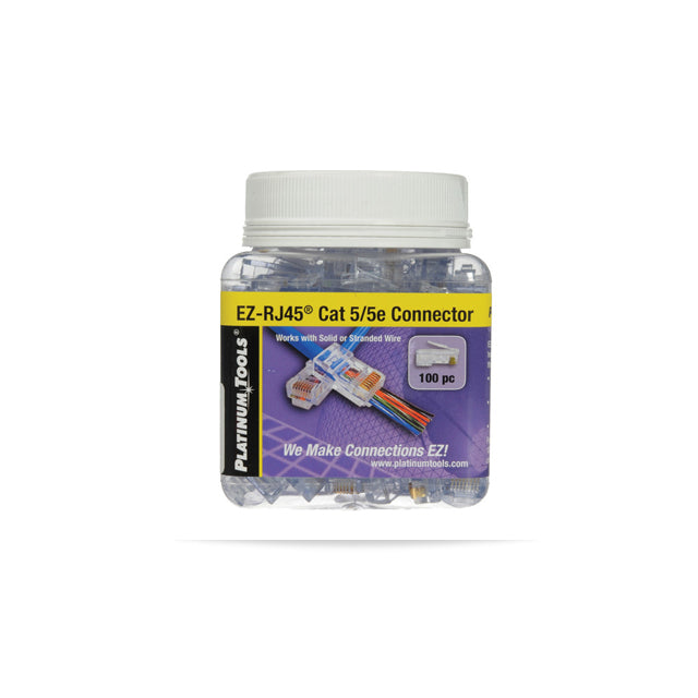 Platinum Tools 202003J CAT5/5E Connector (100 Pack)