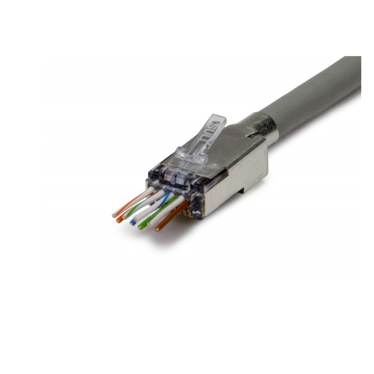 Platinum Tools 202052J ezEX48 SHEILDED CAT5E/6/6A CONNECTOR 50 Pcs