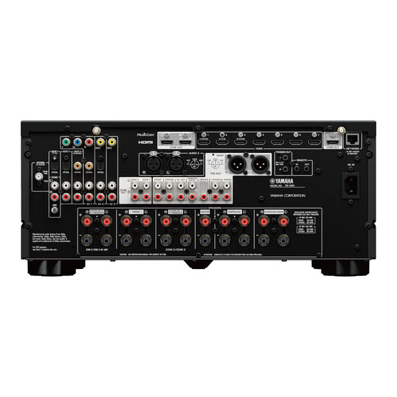 Yamaha RX-A6ABL, AVENTAGE 9.2-Channel AV Receiver with MusicCast