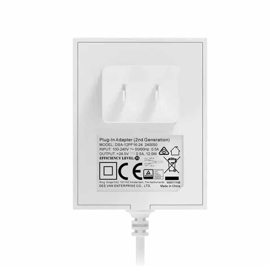 Ring Plug-In, Power adaptor for video doorbells (2nd Gen)