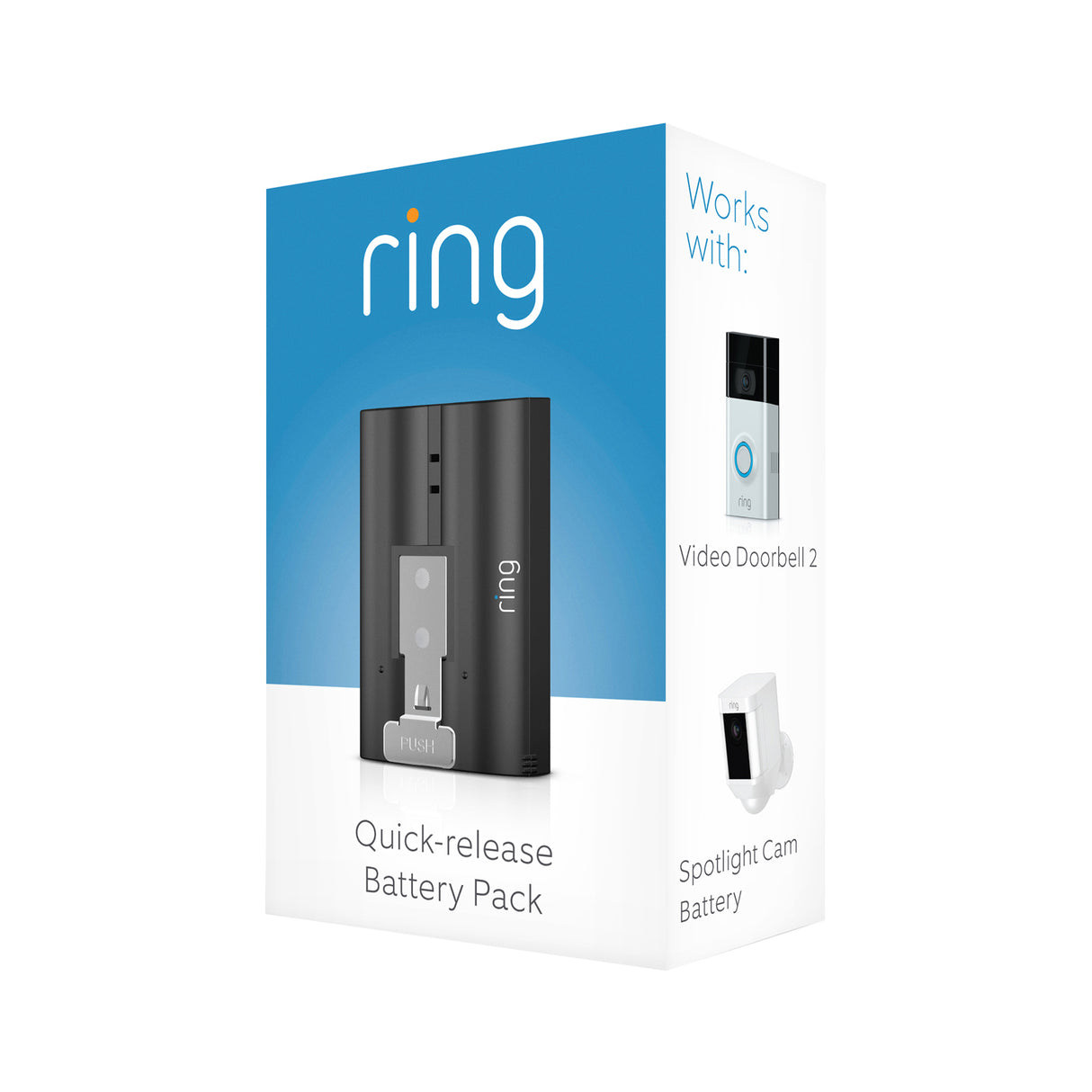 Ring (B076JKHDQT) Quickly Release Battery Pack