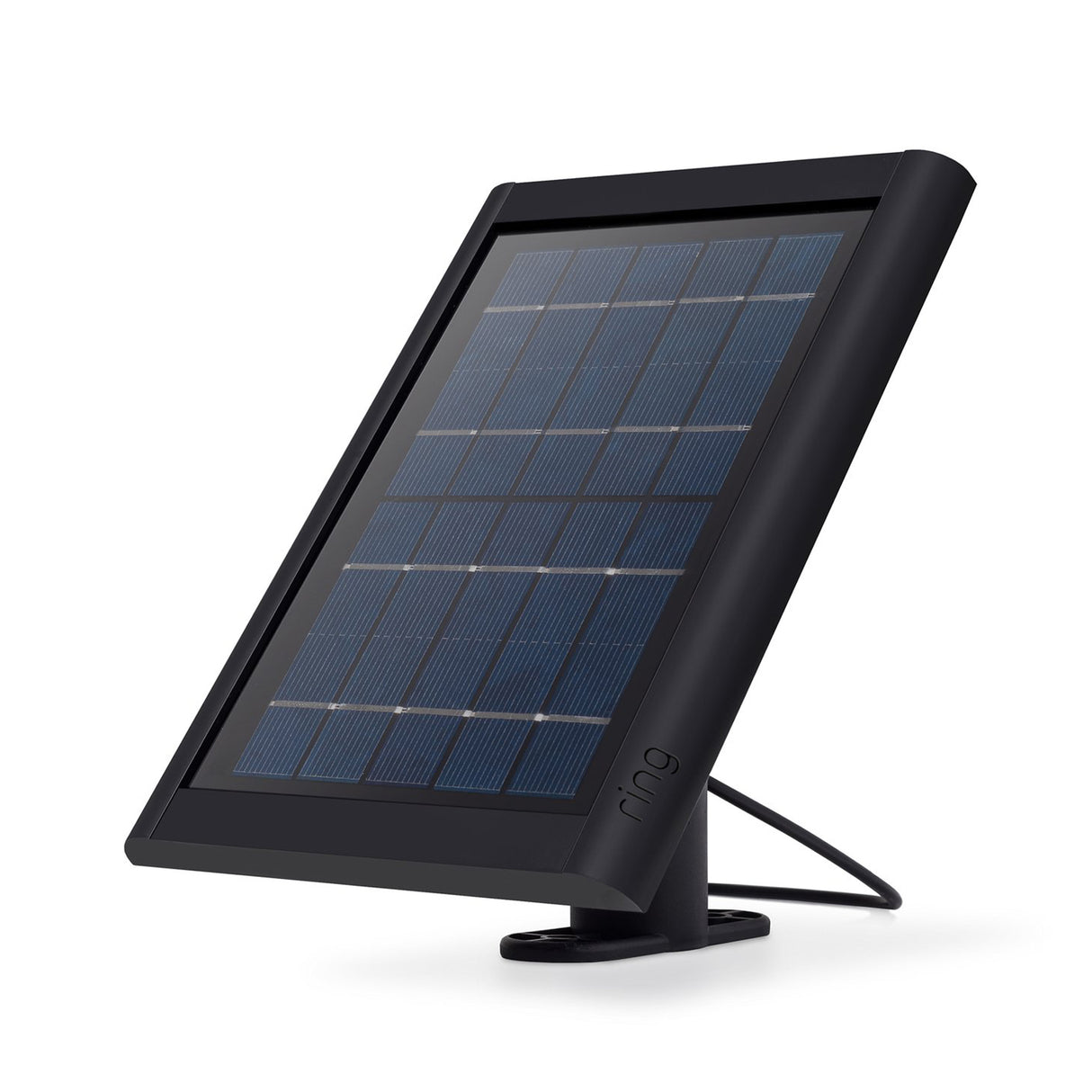Ring Solar Panel V4 Compatible with Ring Spotlight Cam Battery and Stick Up Cam Battery (Black / White)