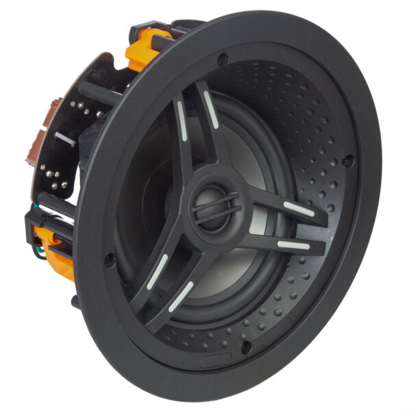 SpeakerCraft DX-FC6 (DX-Stage F Series) 6 1/2 " In-Ceiling Speakers- IM Poly cone, 1" Pivoting Silk Tweeter (PAIR)