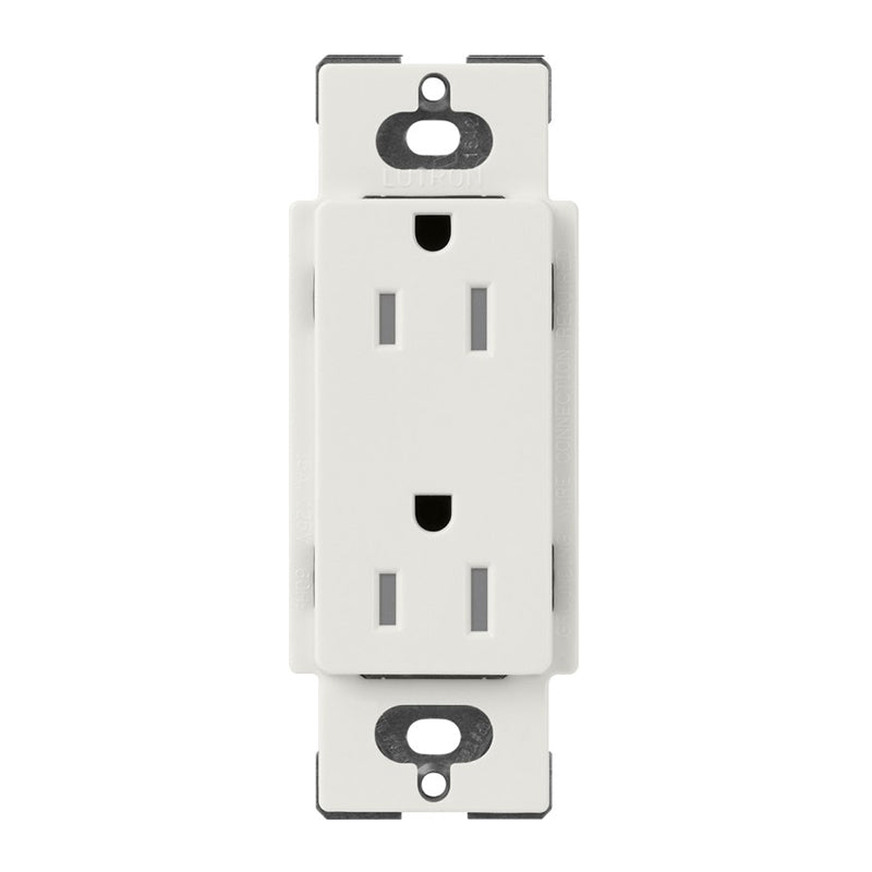 Lutron Claro SCRS-15-TR, 15A Tamper Resistant Receptacle.