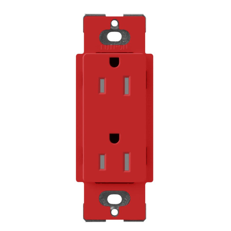 Lutron Claro SCRS-15-TR, 15A Tamper Resistant Receptacle.
