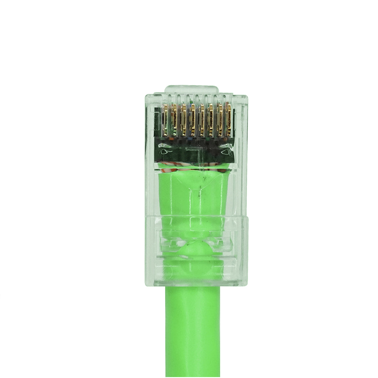 Simply45 CAT6/6A UTP (S45-1100) STANDARD. RJ45 Modular Plugs with Bar45™ Hi/Lo Stagger, Green Tint - (100pcs/Jar)