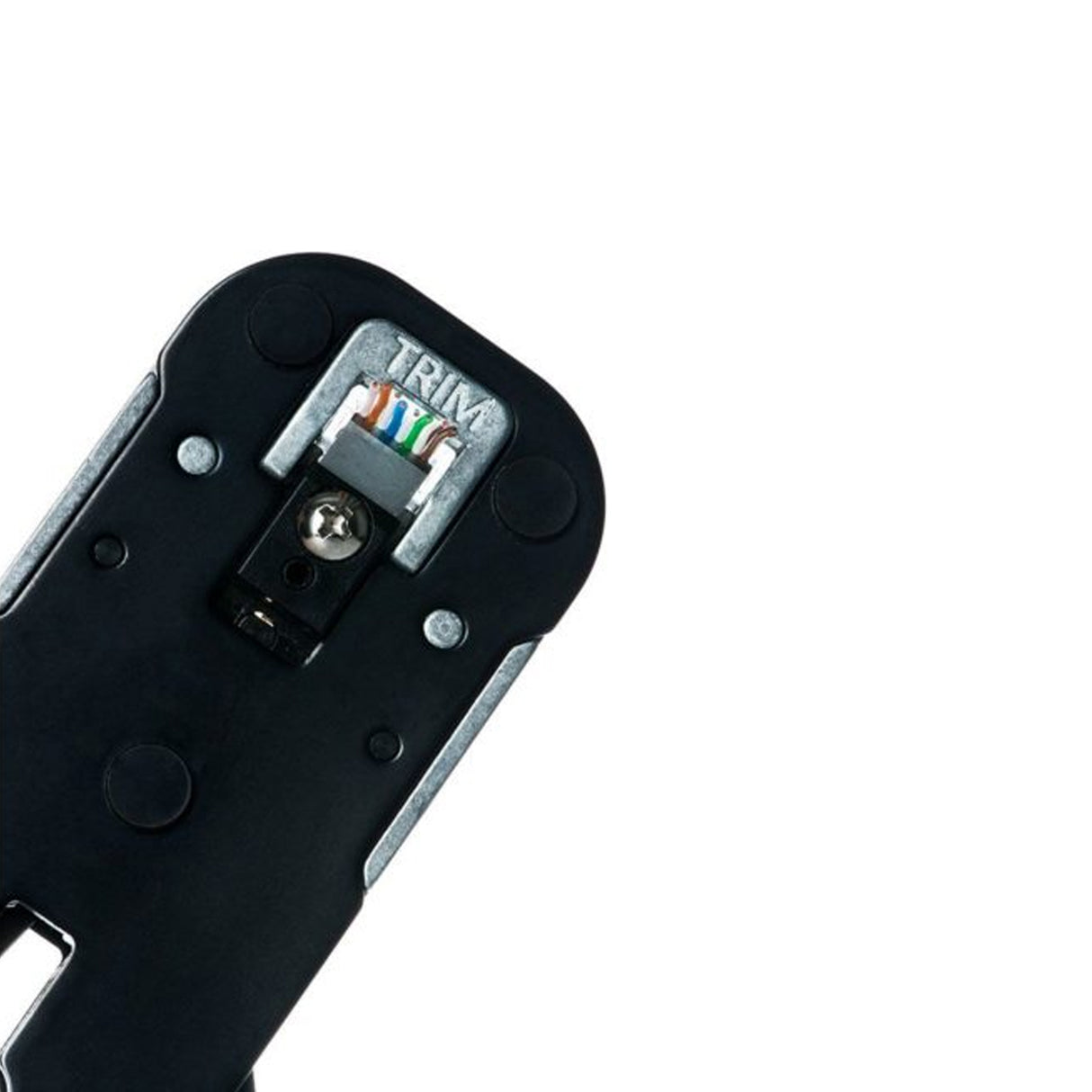 Simply45 (S45-C100) PASS THROUGH RJ45 Crimper for all S45 brand UTP & STP RJ45 Modular Plugs - 1Ea/Blister