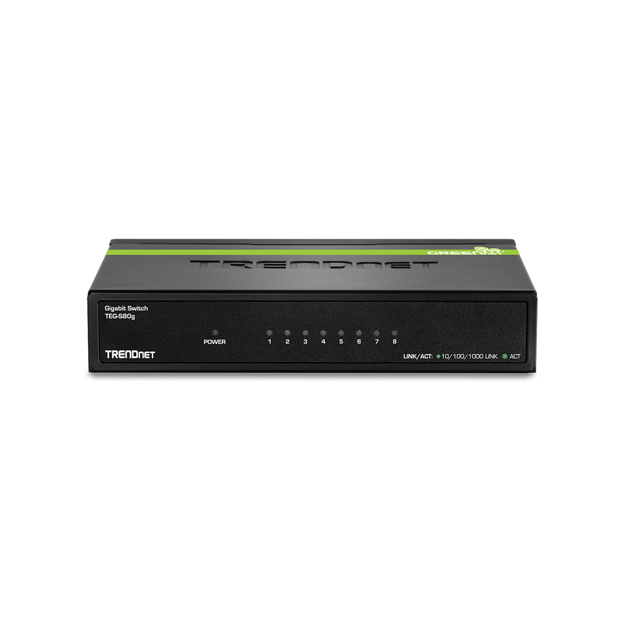 TRENDnet TEG-S80g 8-port Gigabit GREENnet Switch (Metal)