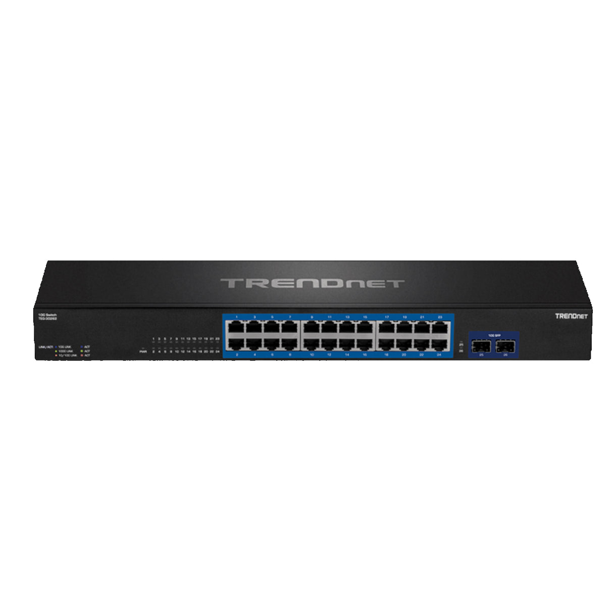 TRENDnet TEG-30262 24-port Gigabit Switch with 2x 10G SFP+Slots