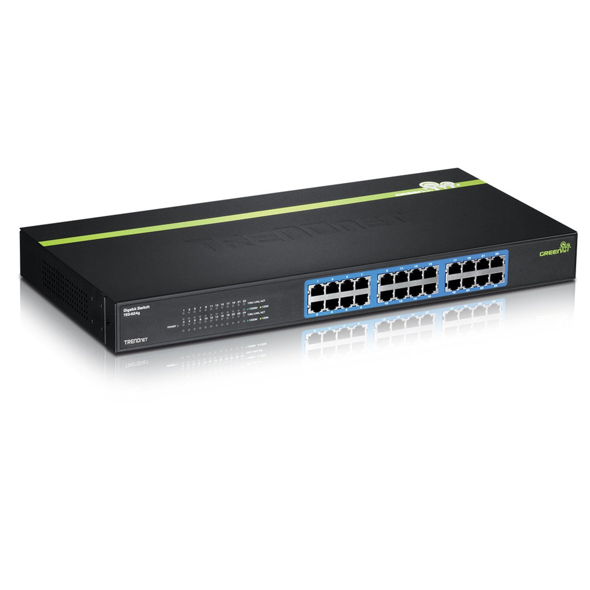 TRENDnet TEG-S24g 24-port Gigabit GREENnet Switch(Rack Mount)