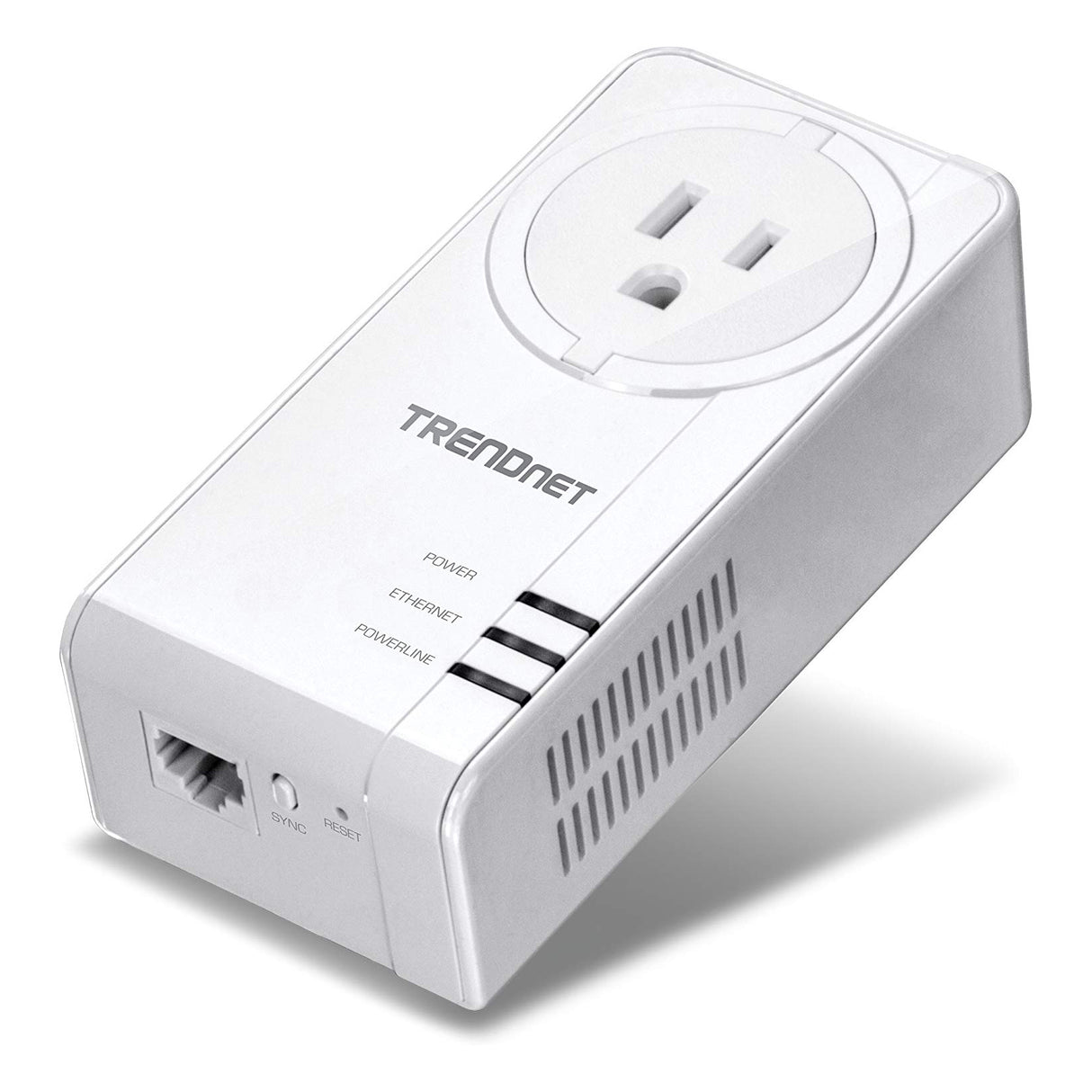 TRENDnet TPL-423E Powerline 1300 AV2 Adapter with Built-in Outlet