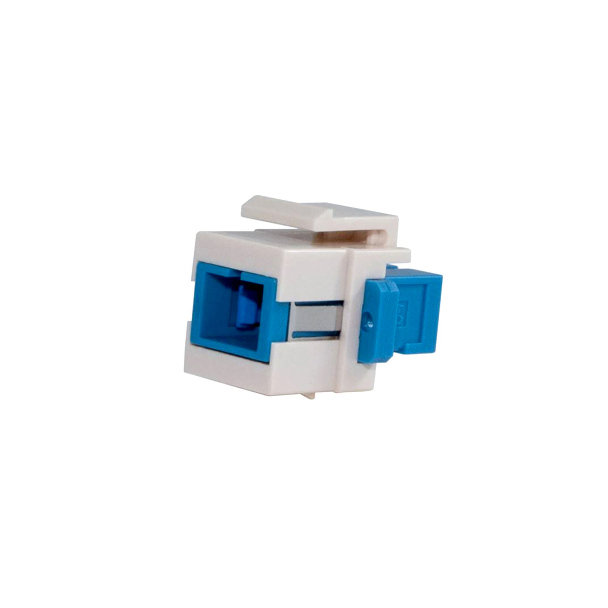 TechLogix S2S-KS-SCSC / Fiber optic keystone adapter simplex SC to SC OS2 (EACH)