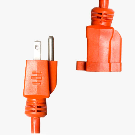 Uninex EC16100 UL Extension Cord 16 Gauge, 80 ft / 24.36m, 1- Outlets, Outdoor (Orange)