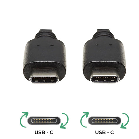 Acegear USBC2USBC1M, USB-C to USB-C Cable 1m, 3A USB 3.1 up to 10 Gbps Molded Gold-plated Support 4K@30Hz