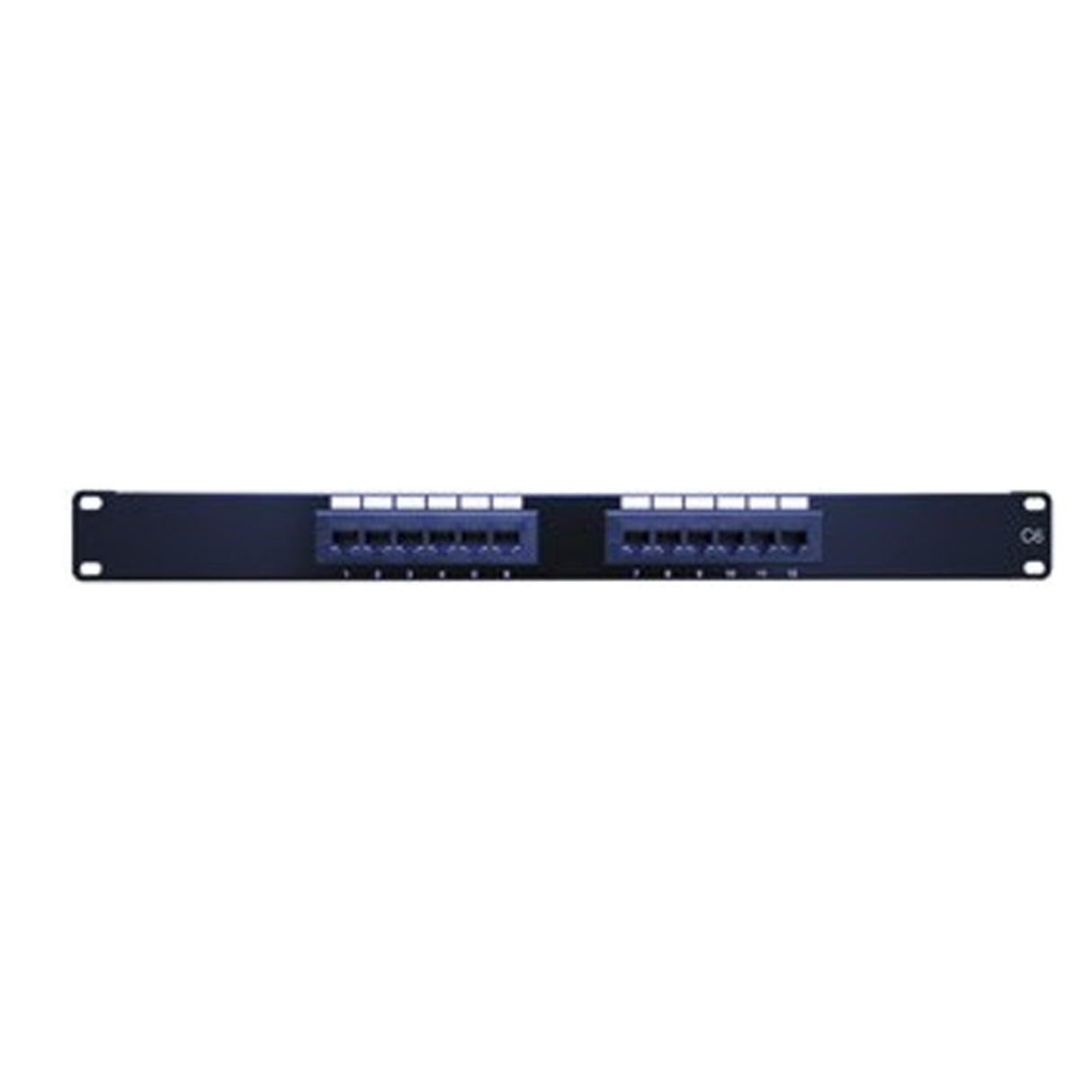 Vanco 820662 12-Port CAT6 Patch Panel