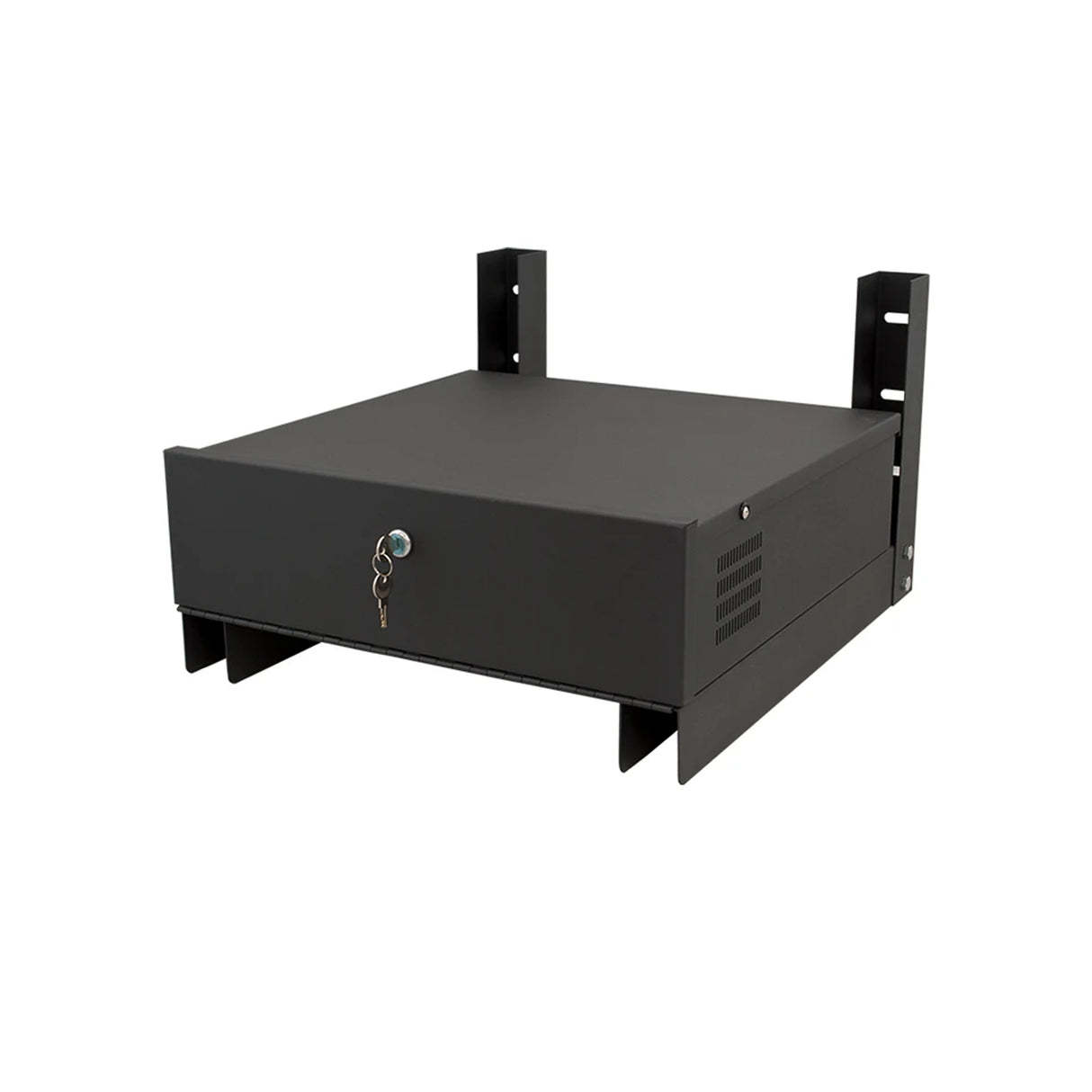 Vertical Cable (Horizontal Mounting Bracket ) Mounting Bracket for DVR/NVR Horizontal 21"D x 12" H (PAIR)